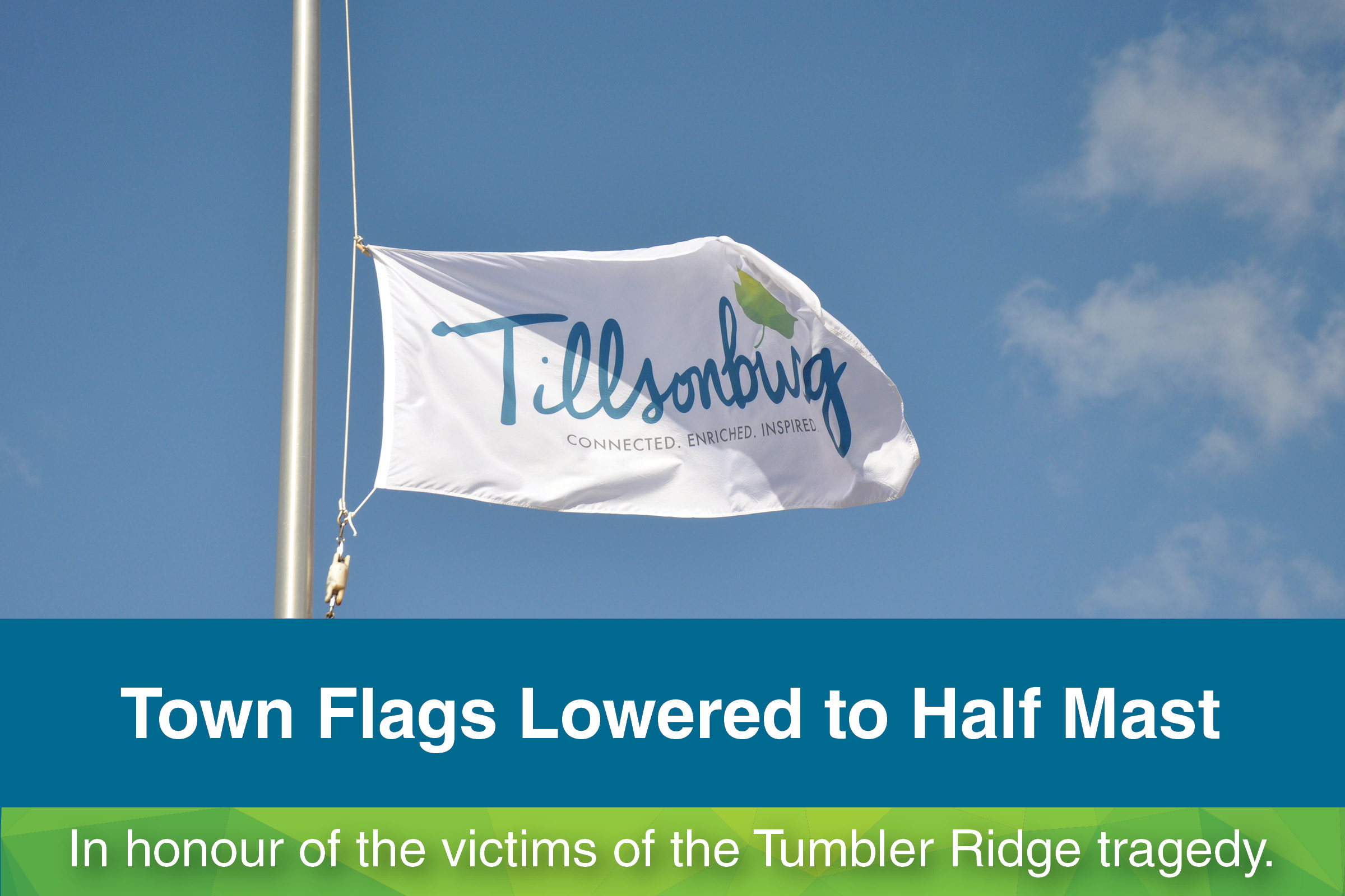 Flags Lowered in Honour of Tumbler Ridge Victims