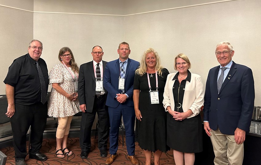 Tillsonburg delegation with the Ministry of Health