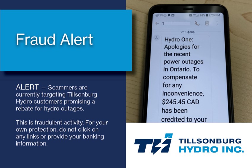 Fraud alert graphic