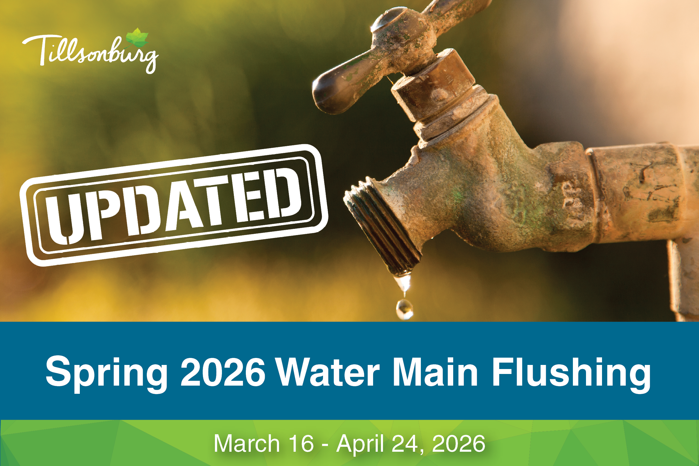 UPDATED Spring 2026 Water Main Flushing