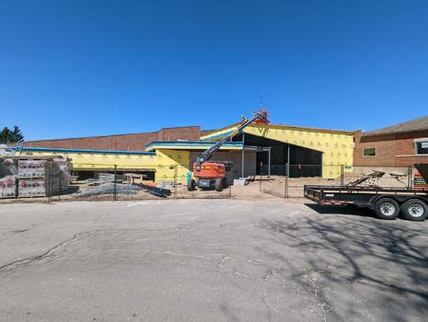 exterior of TCC in April 2024