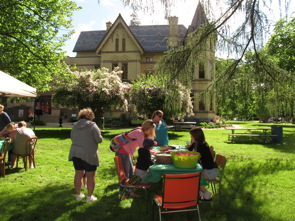 TurtleFest on the lawn at Annadale NHS