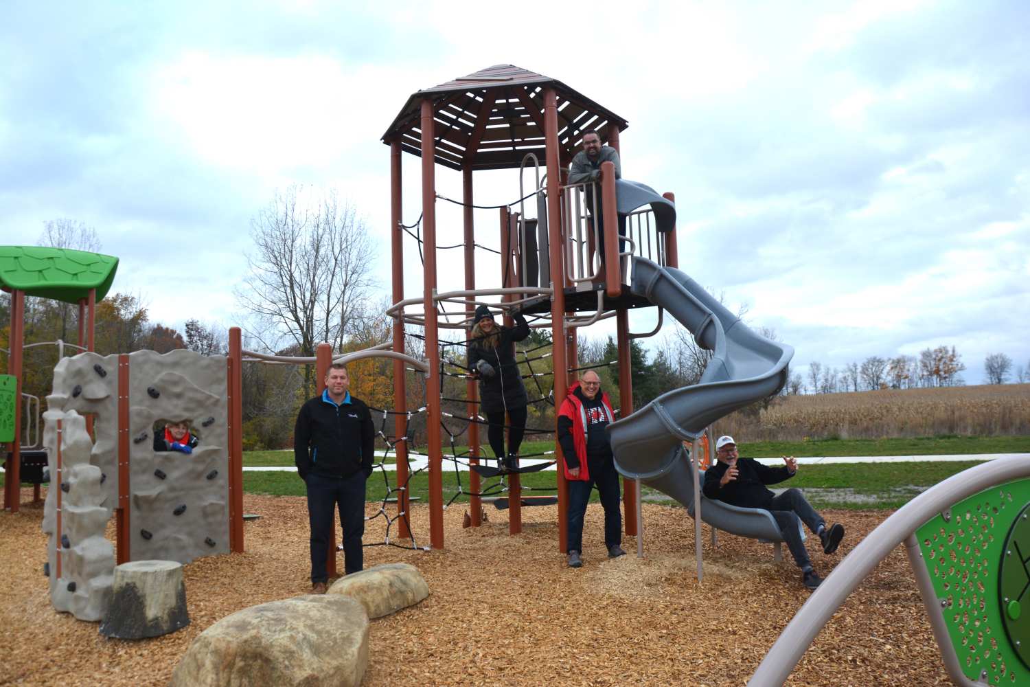 Tillsonburg Council at new park in Northcrest subdivision